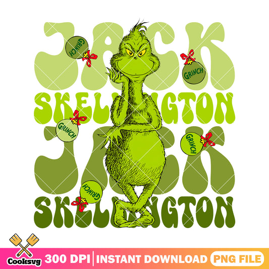 Jack skellington grinch christmas png, the grinch png, jack skellington png