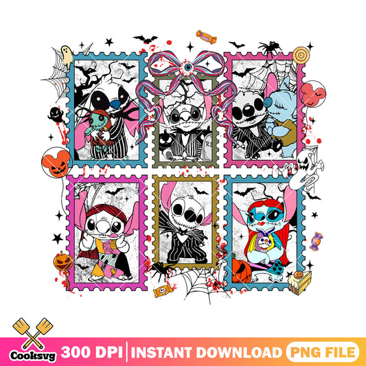 Jack skellington stitch costume png, stitch halloween costume png