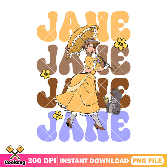 Jane princess disney vibes png, Princess disney png, tarzan disney​ png