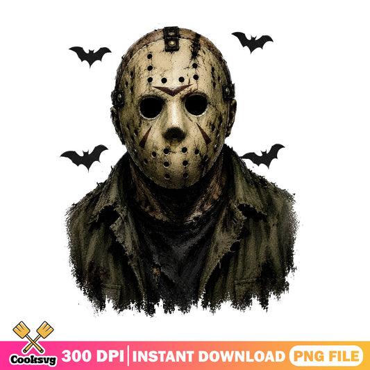 Jason Voorhees Halloween PNG, Horror Movie PNG, Scary Mask PNG