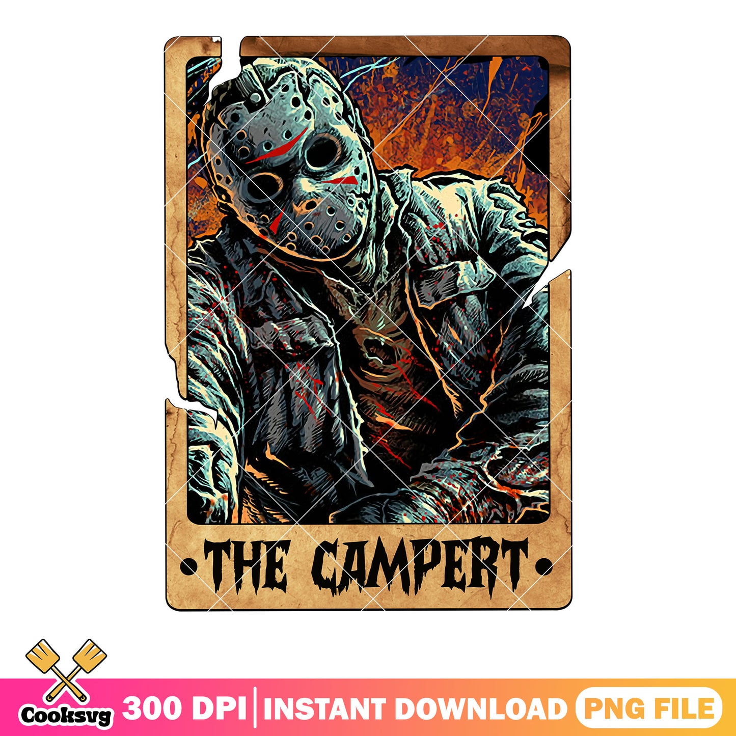 Jason vorheez the evil png, creepy art png, friday the 13th png