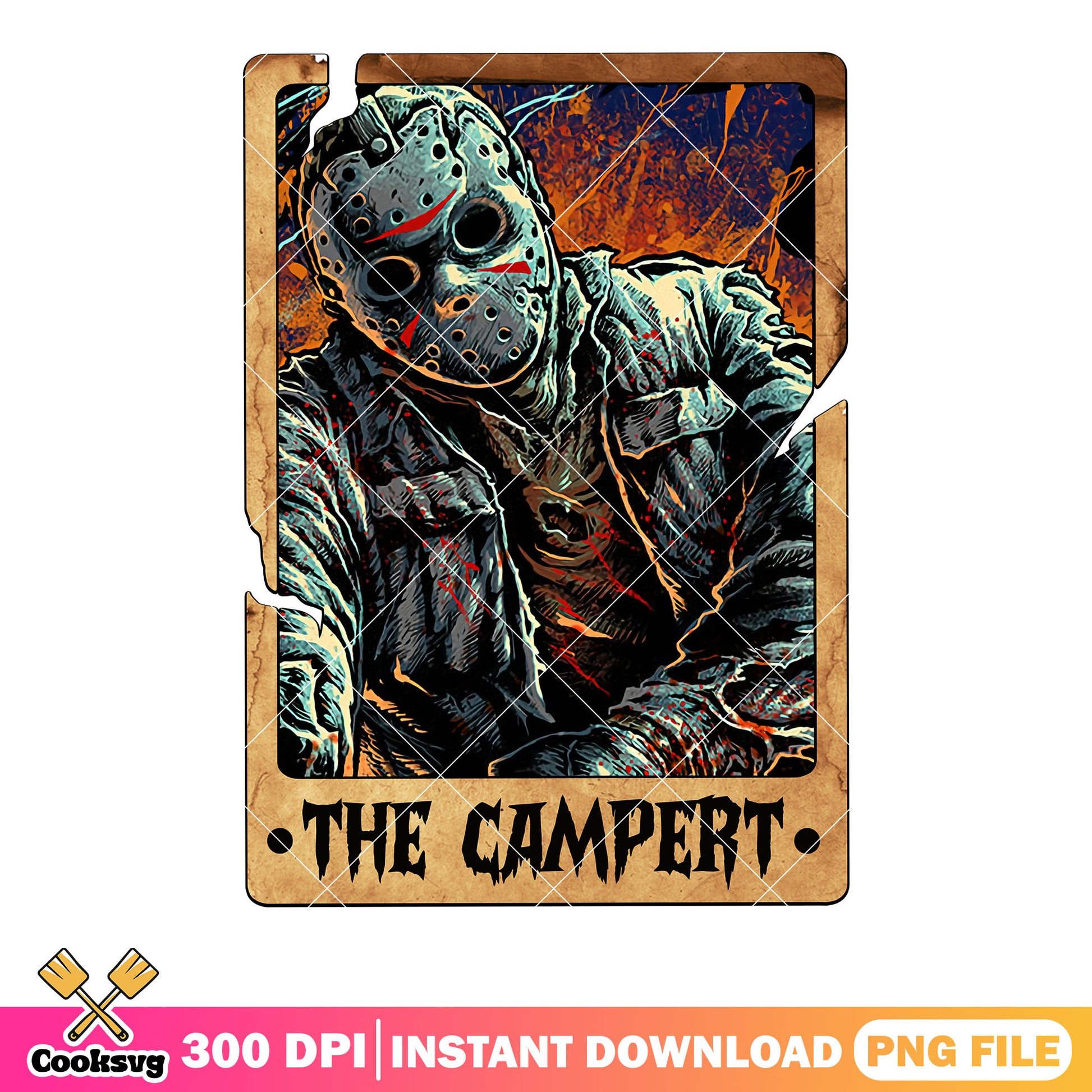 Jason vorheez the evil png, creepy art png, friday the 13th png