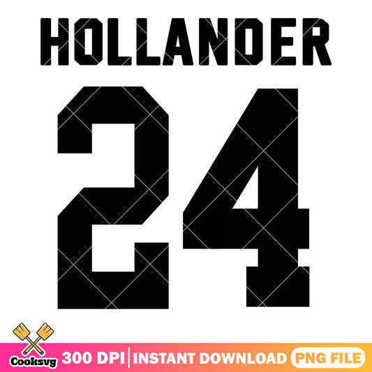 Jersey number 24 png, hollanov jersey png, hollander team png