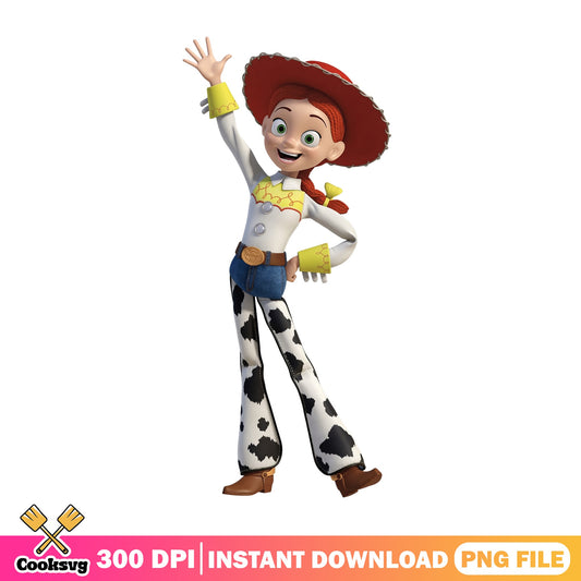 Jessie Toy Story PNG, Disney Pixar PNG, Toy Story Cowgirl PNG