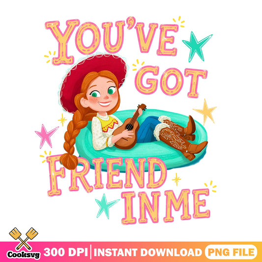 Jessie Toy Story You've Got A Friend In Me, Disney PNG, Toy Story PNG