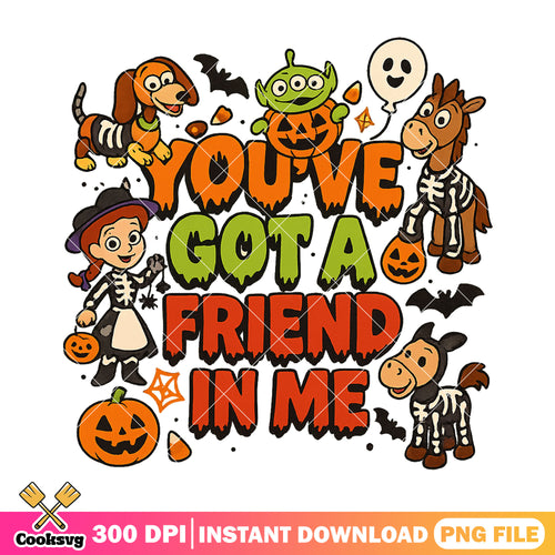Jessie happy halloween png, halloween day png, disney jessie png