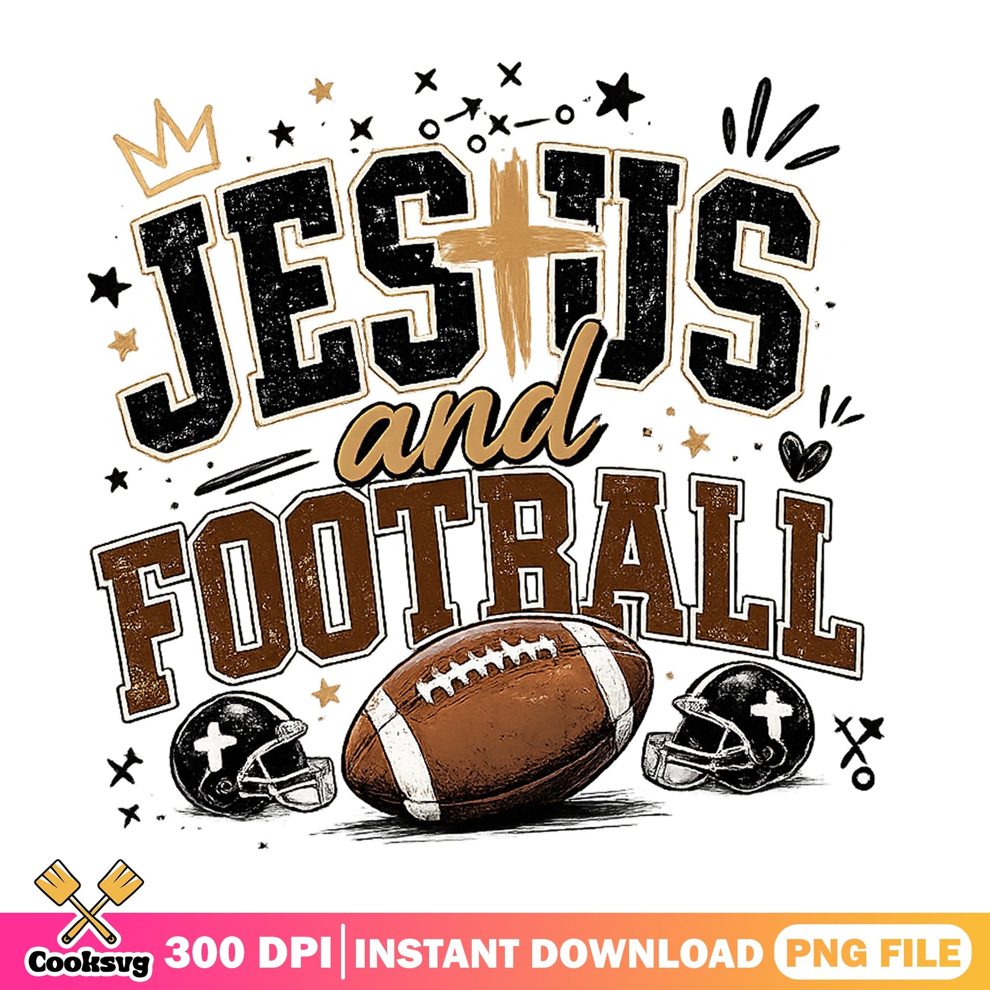 Jesus And Football PNG, Christian Football Shirt PNG, Faith PNG