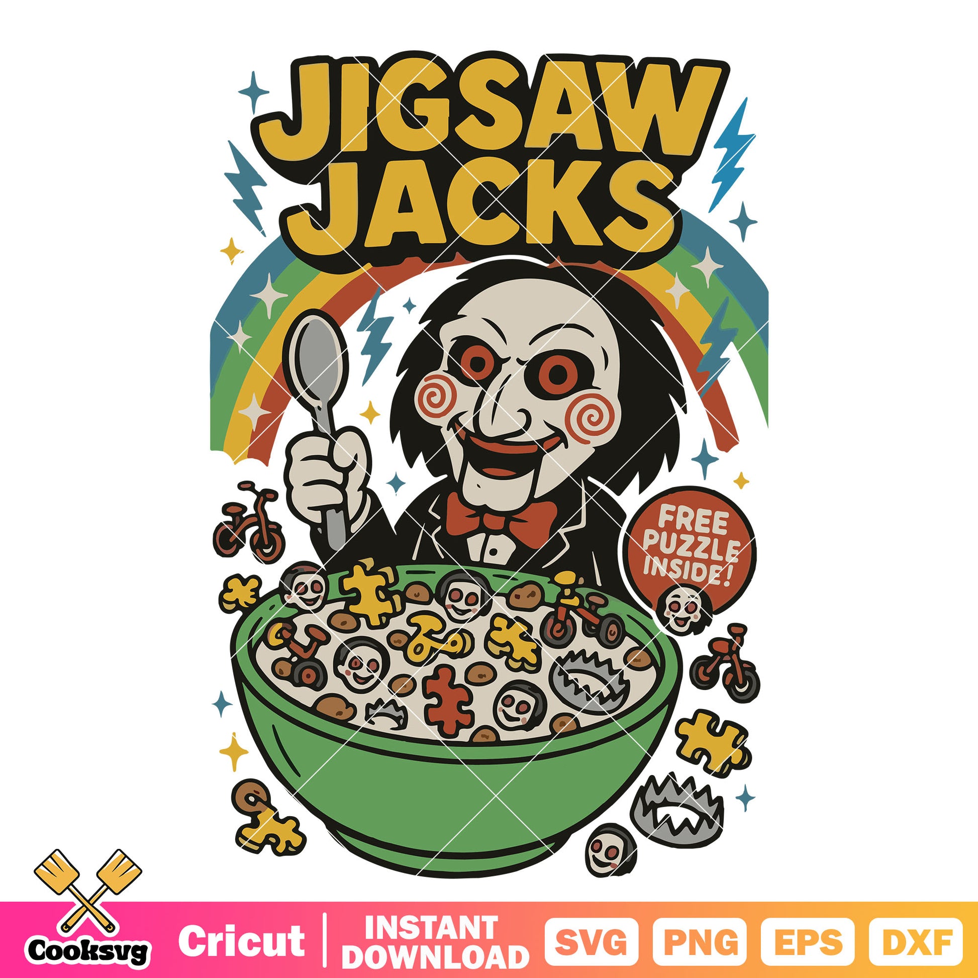 Jigsaw jacks funny halloween svg, jigsaw horror svg, jigsaw funny​ svg