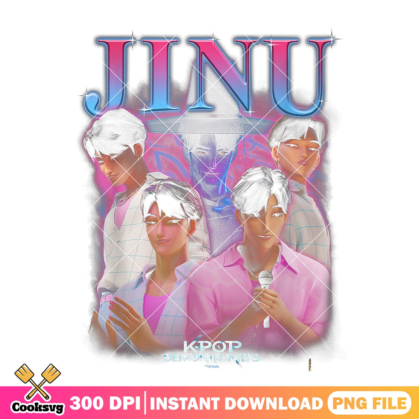Jinu handsome hunter png, jinu saja png, kpop demon hunters png