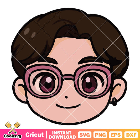 Jinu saja head sunglasses svg, kpop demon svg, saja boys band svg