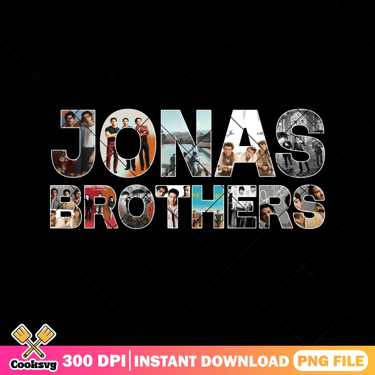 Jonas brothers design png, jonas brothers png, jonas brothers band png