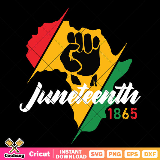 Juneteenth the day of freedom 1865 svg, juneteenth 2025​ svg