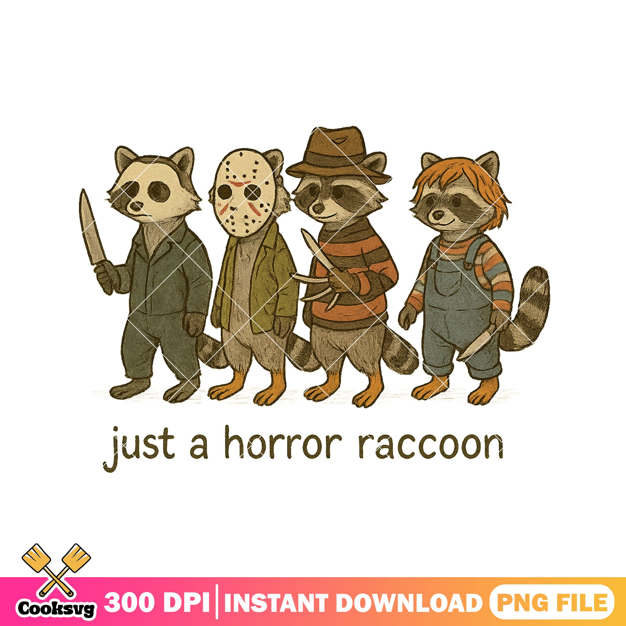 Just a horror raccoon png, raccoon horror png, spirit halloween png ...