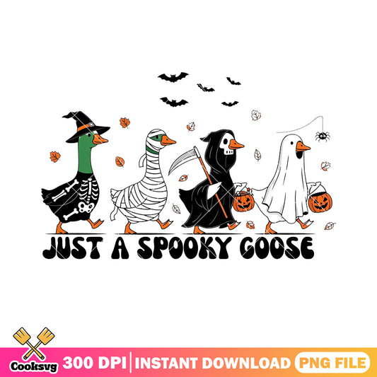 Just a sppoky goose png, reaper costume png, scary halloween night png