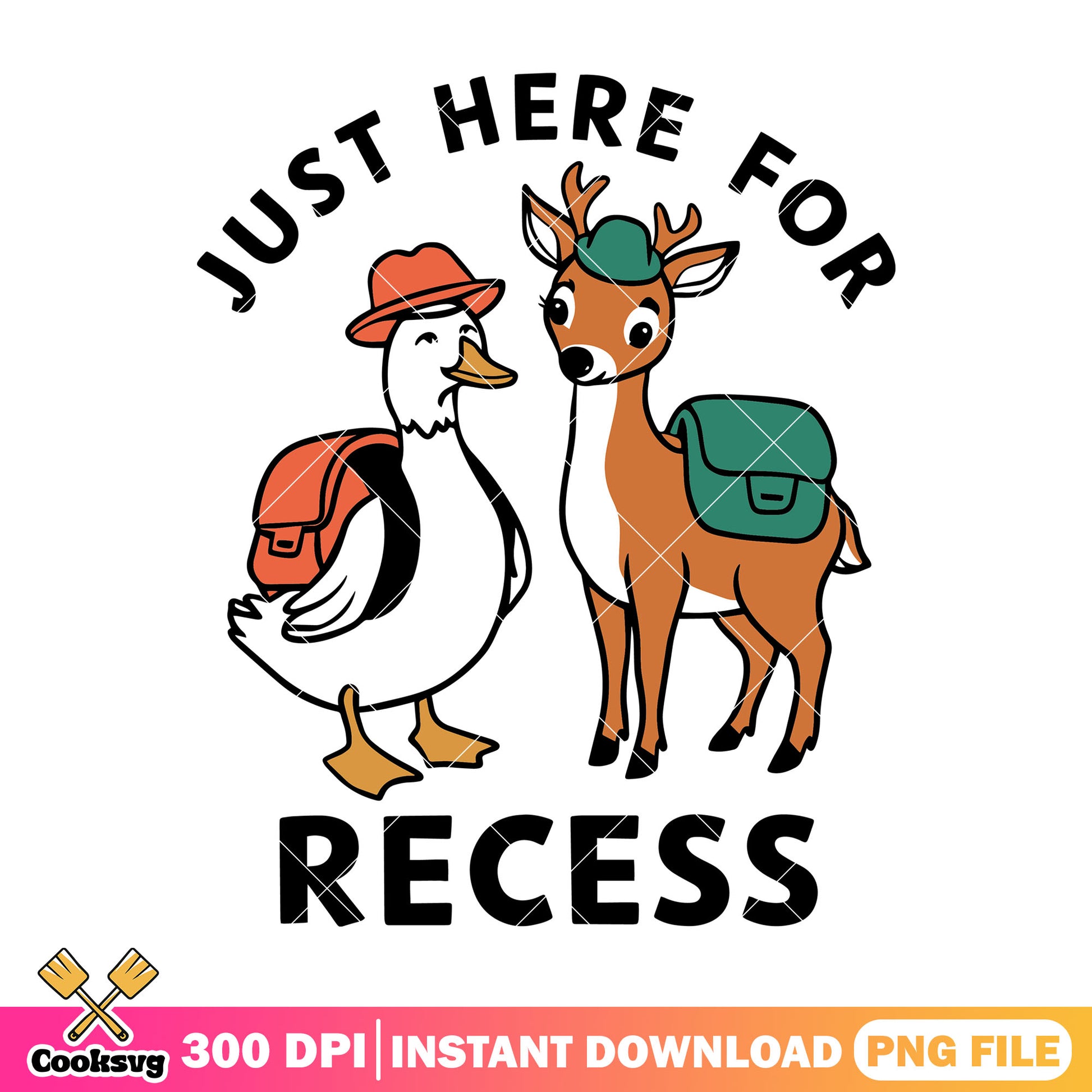 Just here for reset png, back to school day png, animal art png