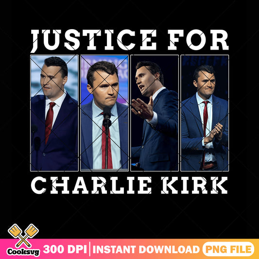 Justice for charlie design png, charlie png, charlie kirk 2025​ png