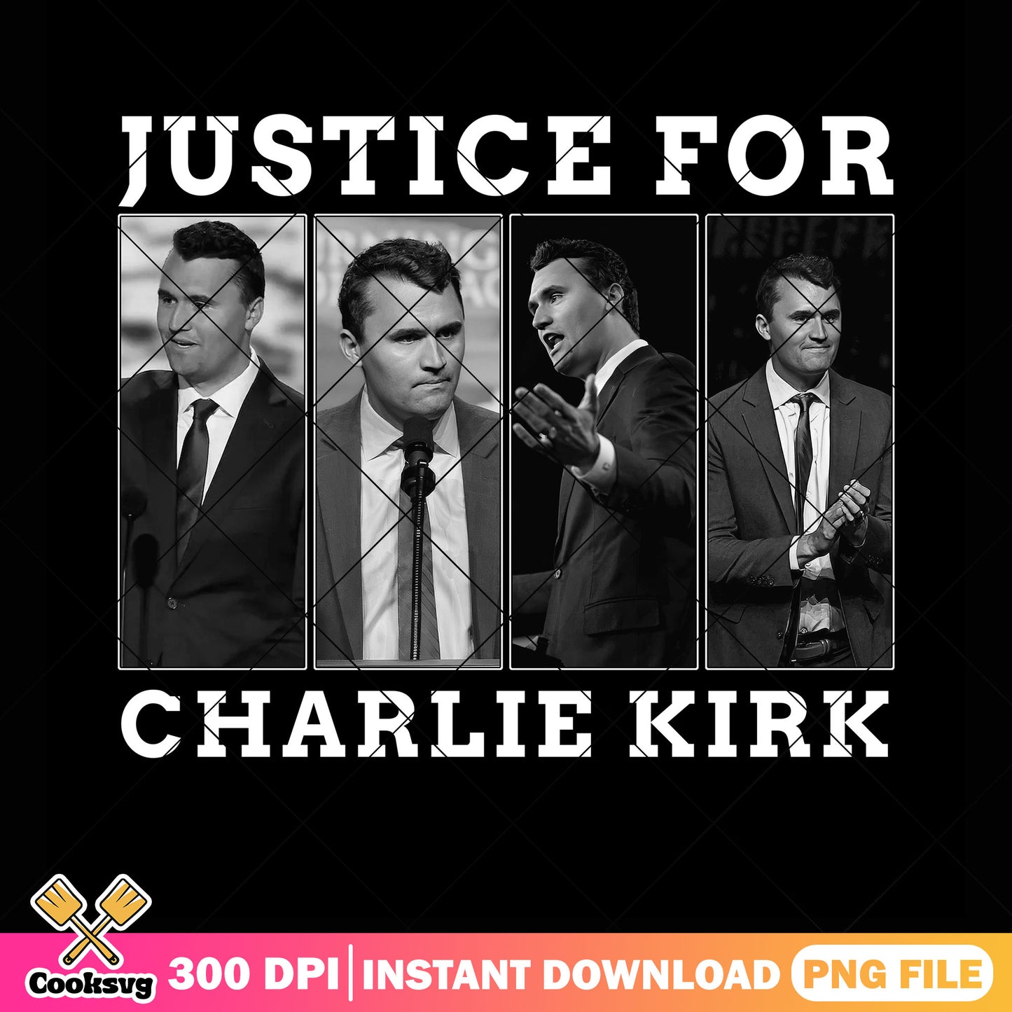 Justice for charlie png, charlie kirk trump​ png, charlie kirk 2025​ png