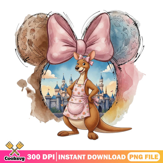 Kanga Winnie The Pooh Disney PNG, Mickey Ears PNG, Disney Castle PNG