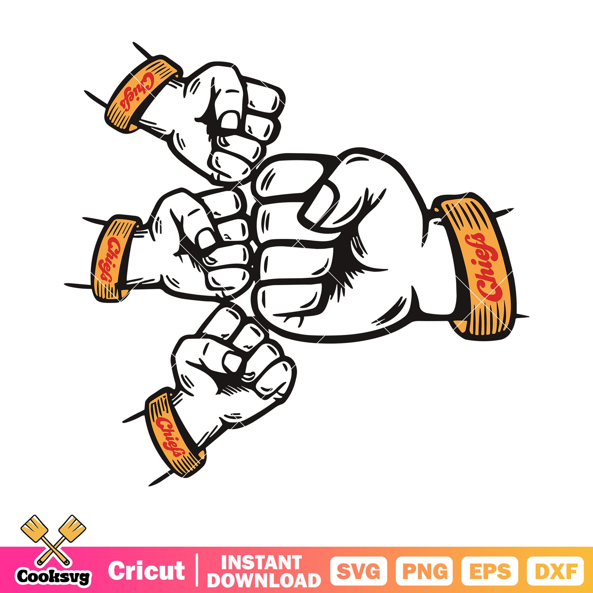 Kansas City Chiefs svg, first bump​ svg, national football league​ svg
