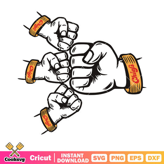 Kansas City Chiefs svg, first bump​ svg, national football league​ svg