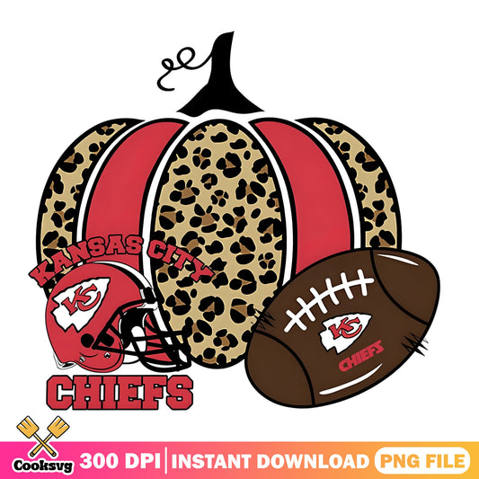 Kansas City Chiefs Pumpkin PNG, Halloween Football, Chiefs PNG