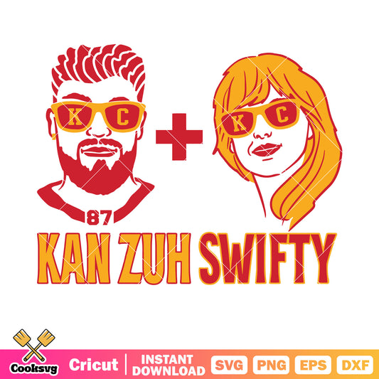 Kan zun and taylor swift svg design, taylor swift singer svg