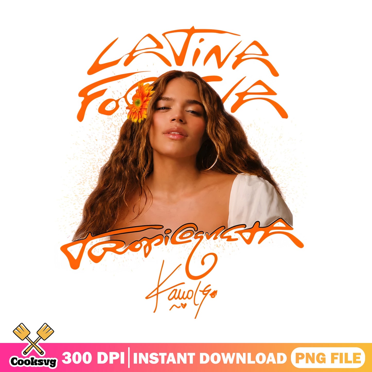 Karol G Latina Forca PNG, Tropicamila PNG, Music Fan PNG