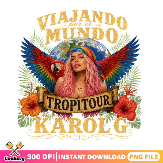 Karol G Tropitour Viajando Por El Mundo PNG, Karol G PNG, Concert PNG