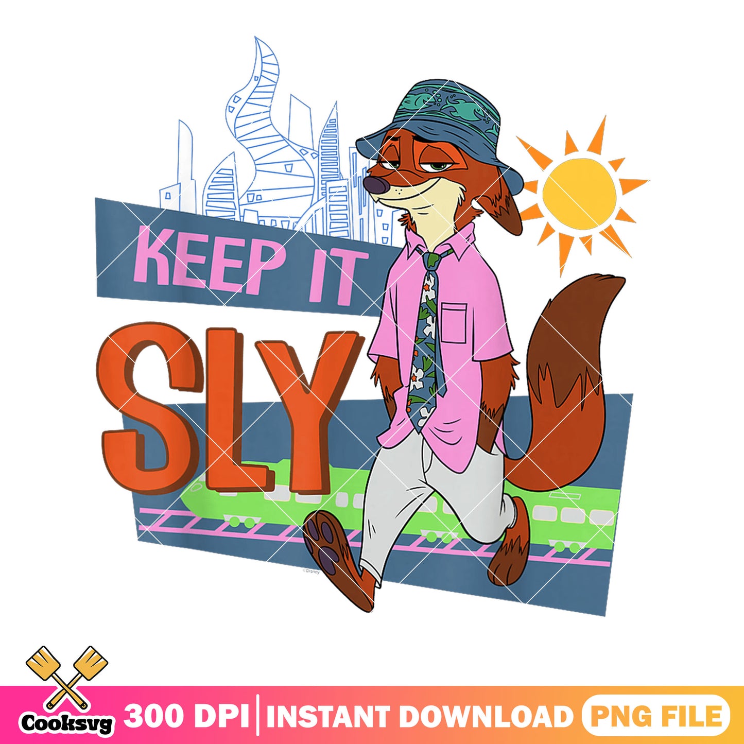 Keep it sly fox png, nick zootopia png, zootopia disney png