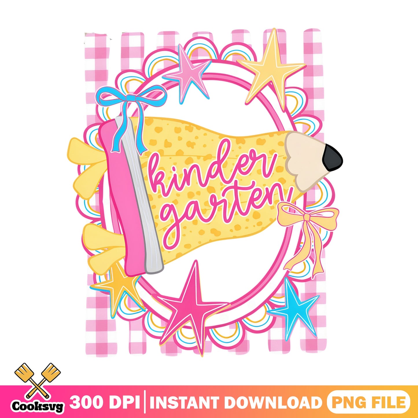 Kindergarten PNG, Back To School PNG, Teacher Gift PNG