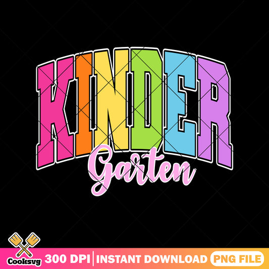 Kindergarten font design png, logo art png, back to school day png
