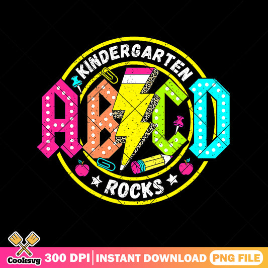 Kindergarten rocks png, abcd font png, back to school png