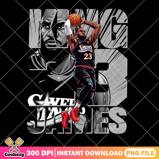King James Basketball Player PNG, Cavs James 23 PNG, NBA PNG