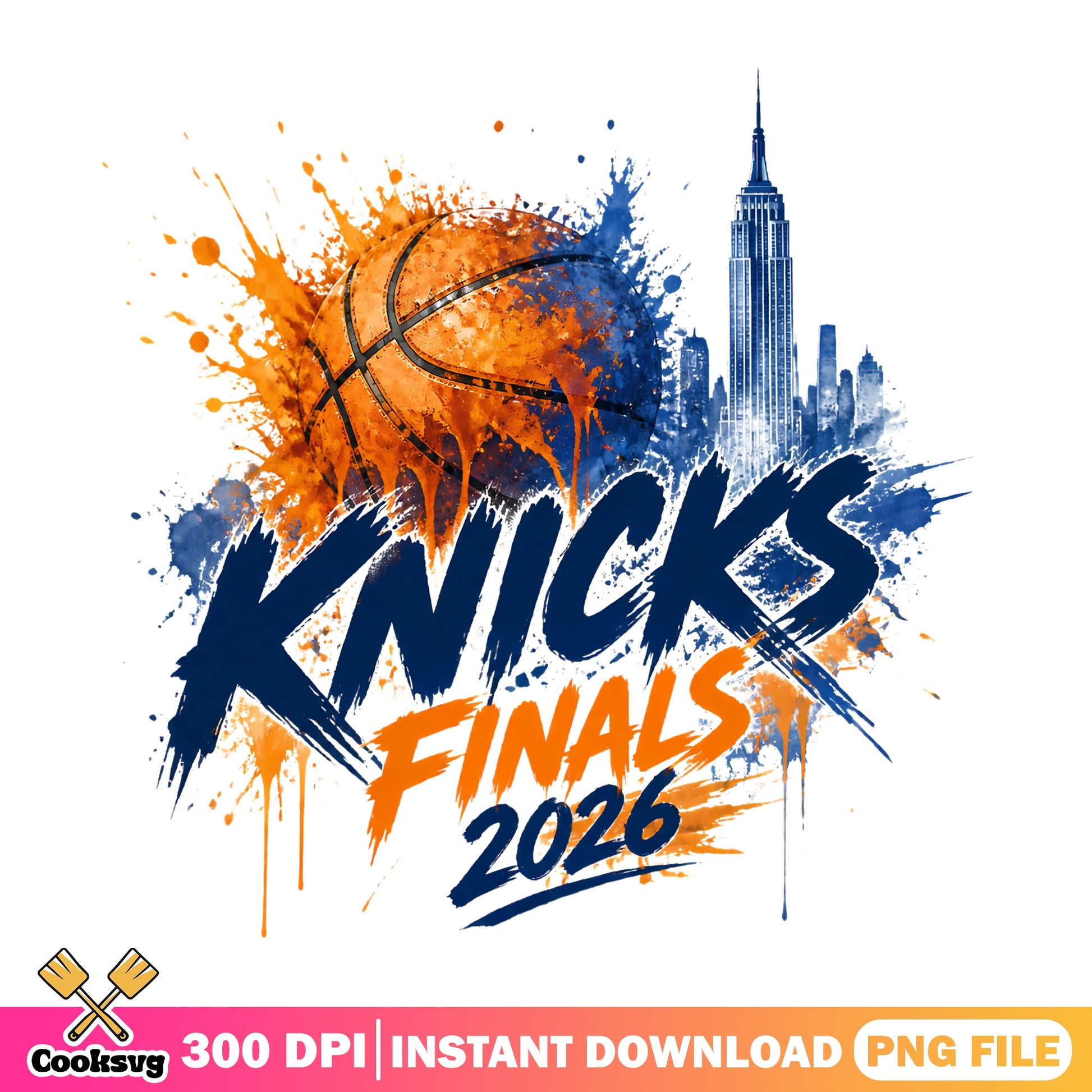 Knicks Finals 2026 PNG, New York Basketball PNG, NBA Fan PNG