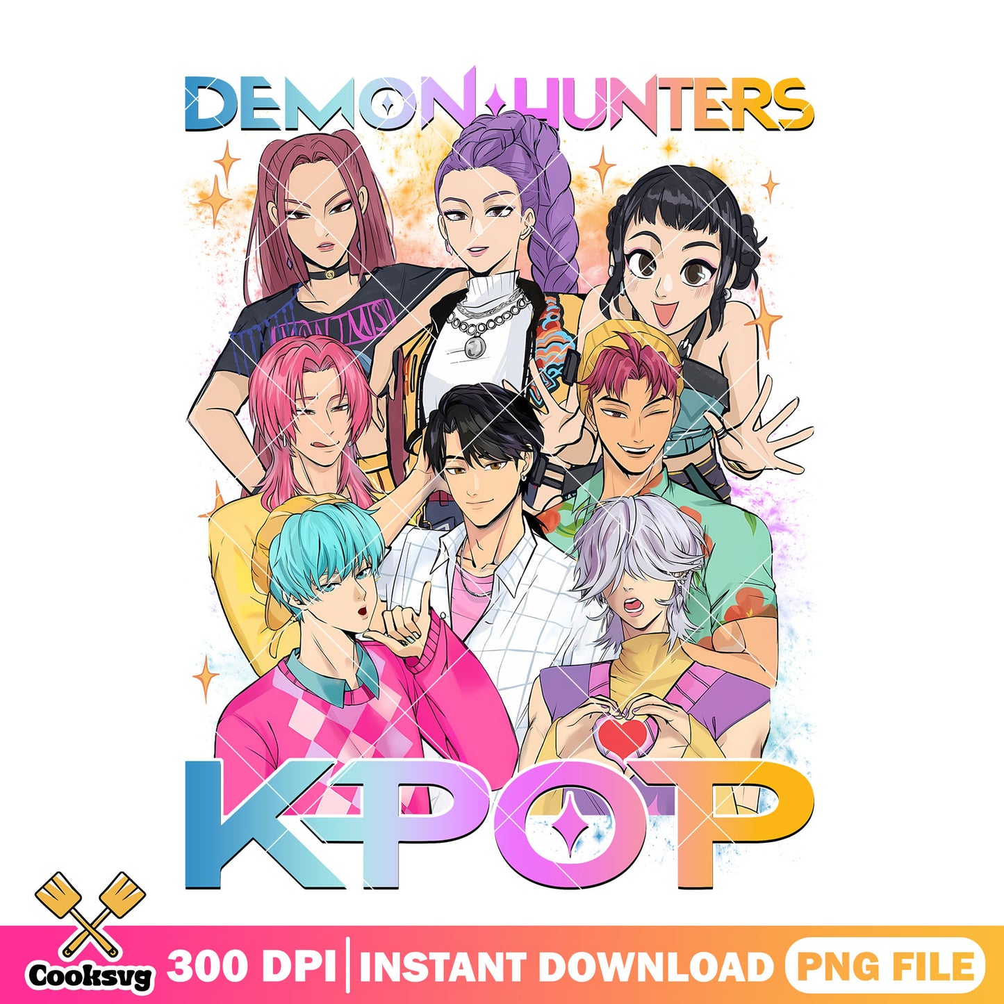 Kpop band hunter png, kpop hunters png, kpop demon hunters png