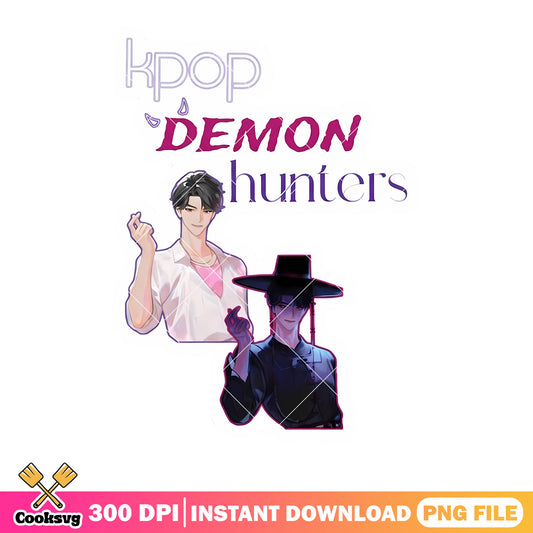 Kpop demon anime idols png, logo idols png, anime idols png