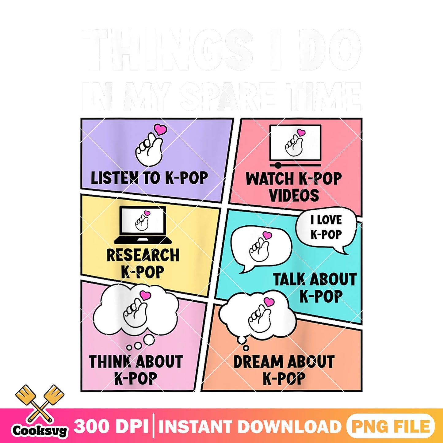 Kpop in my spare time png, funny memes png, kpop netflix png