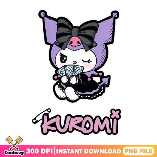 Kuromi Sanrio Clipart PNG, Cute Kuromi PNG, Sanrio PNG