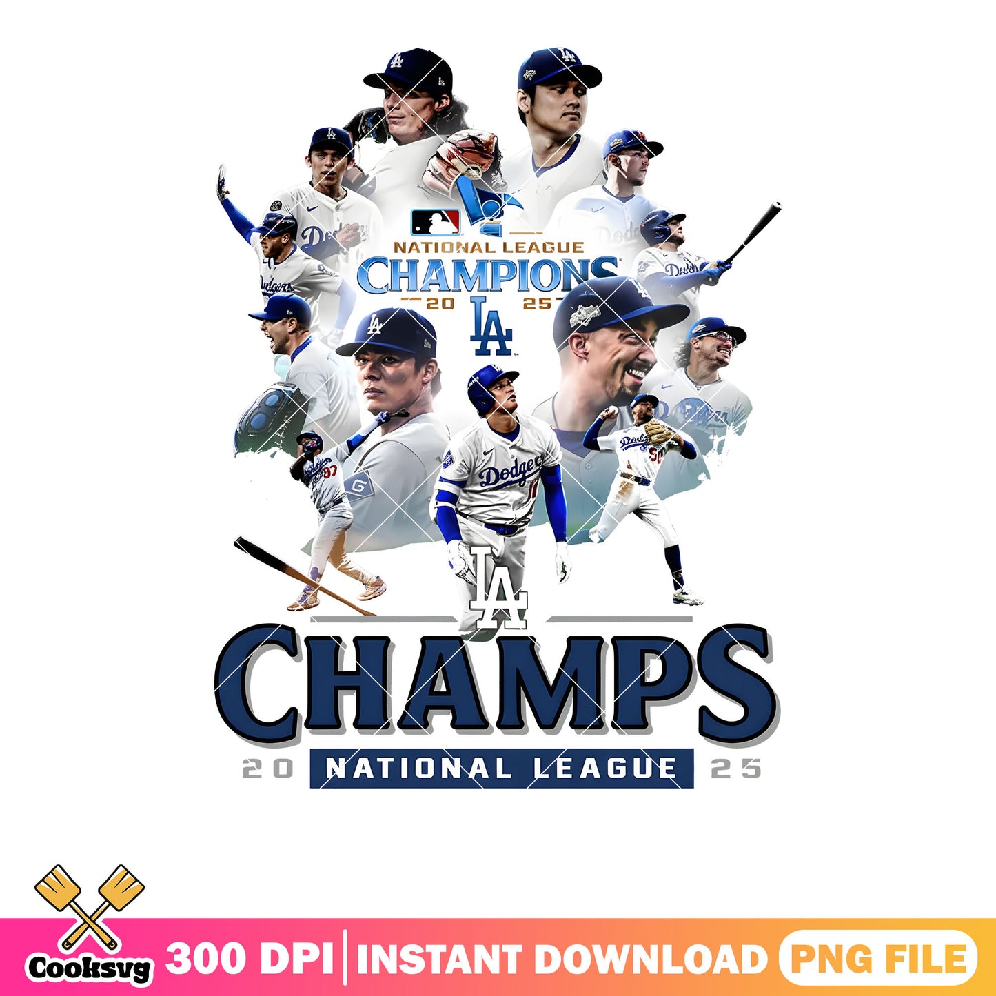 LA dodgers png, national league champions​ png, nl teams png