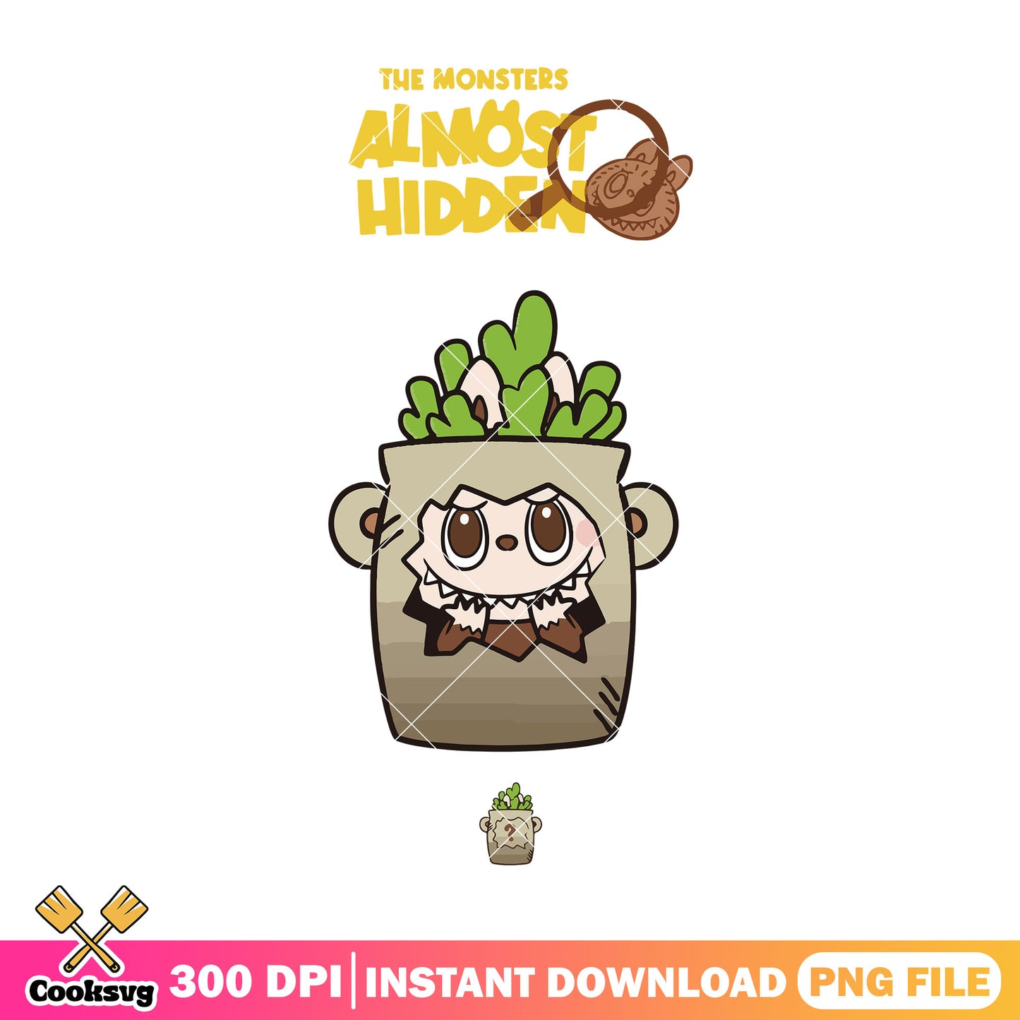 Labubu almost hidden png, labubu outfit png, labubu monster png