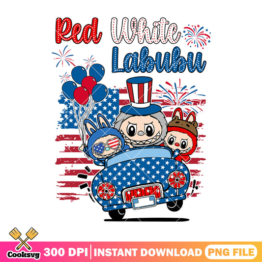 Labubu american png, labubu car seat png, labubu cute png