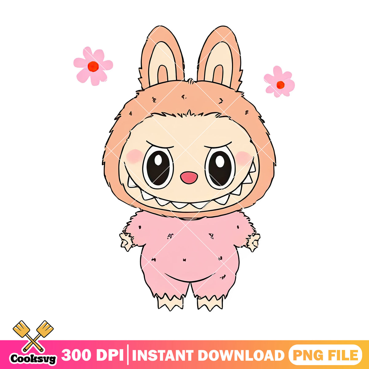 Labubu Spring Cartoon Labubu and flowers png, labubu cartoon png, labubu popmart png – Cooksvg