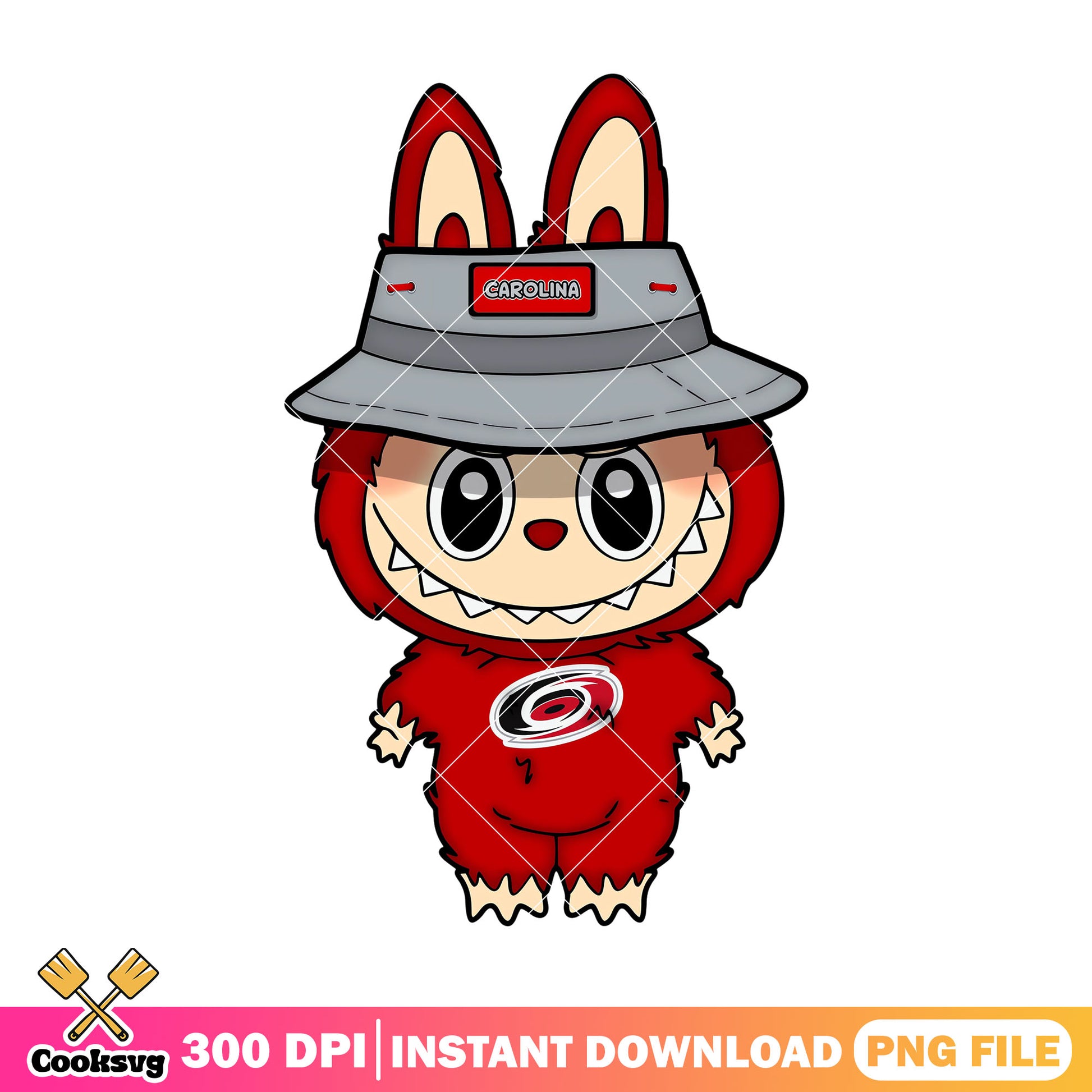 Labubu baby monster png, carolina hurricanes png, labubu standing png