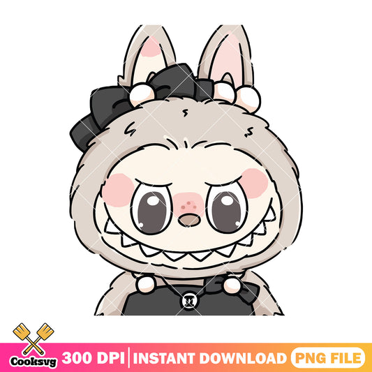 Labubu chanel fashion cosplay png, labubu cute png, labuubuu png