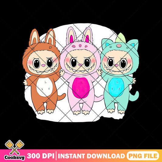 Labubu friends png, have labubu near me png, popmart labubu png