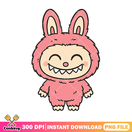 Labubu is smilling png, labubu near me​​ png, hehe labubu​​ png
