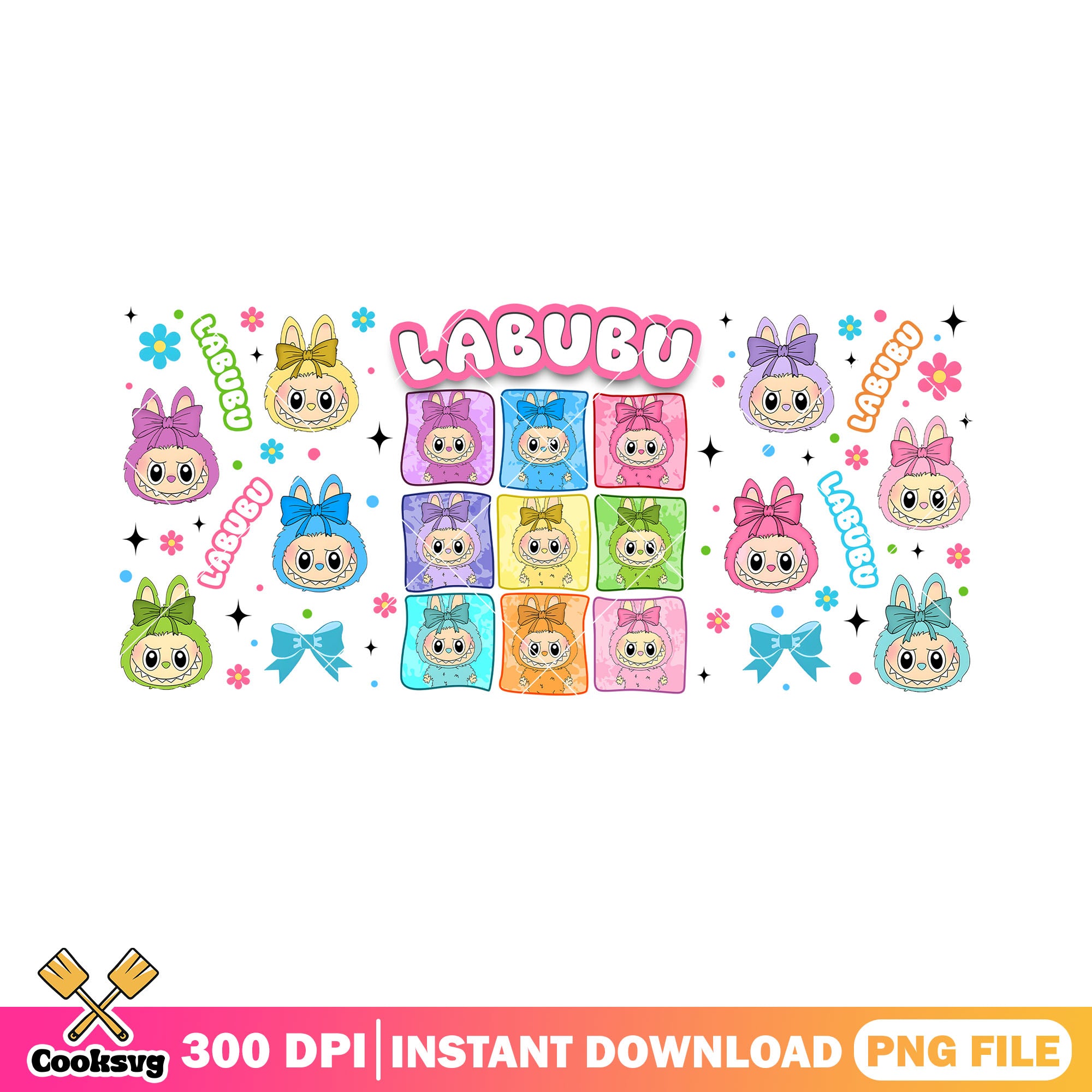 Labubu monster friends png, labubu girl png, labubu art png – Cooksvg