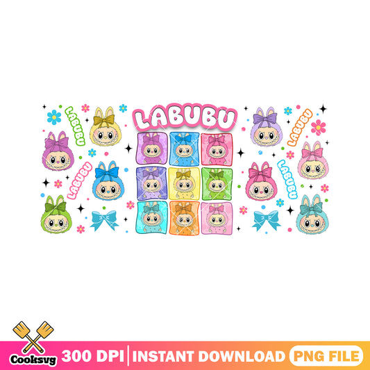 Labubu monster friends png, labubu girl png, labubu art png