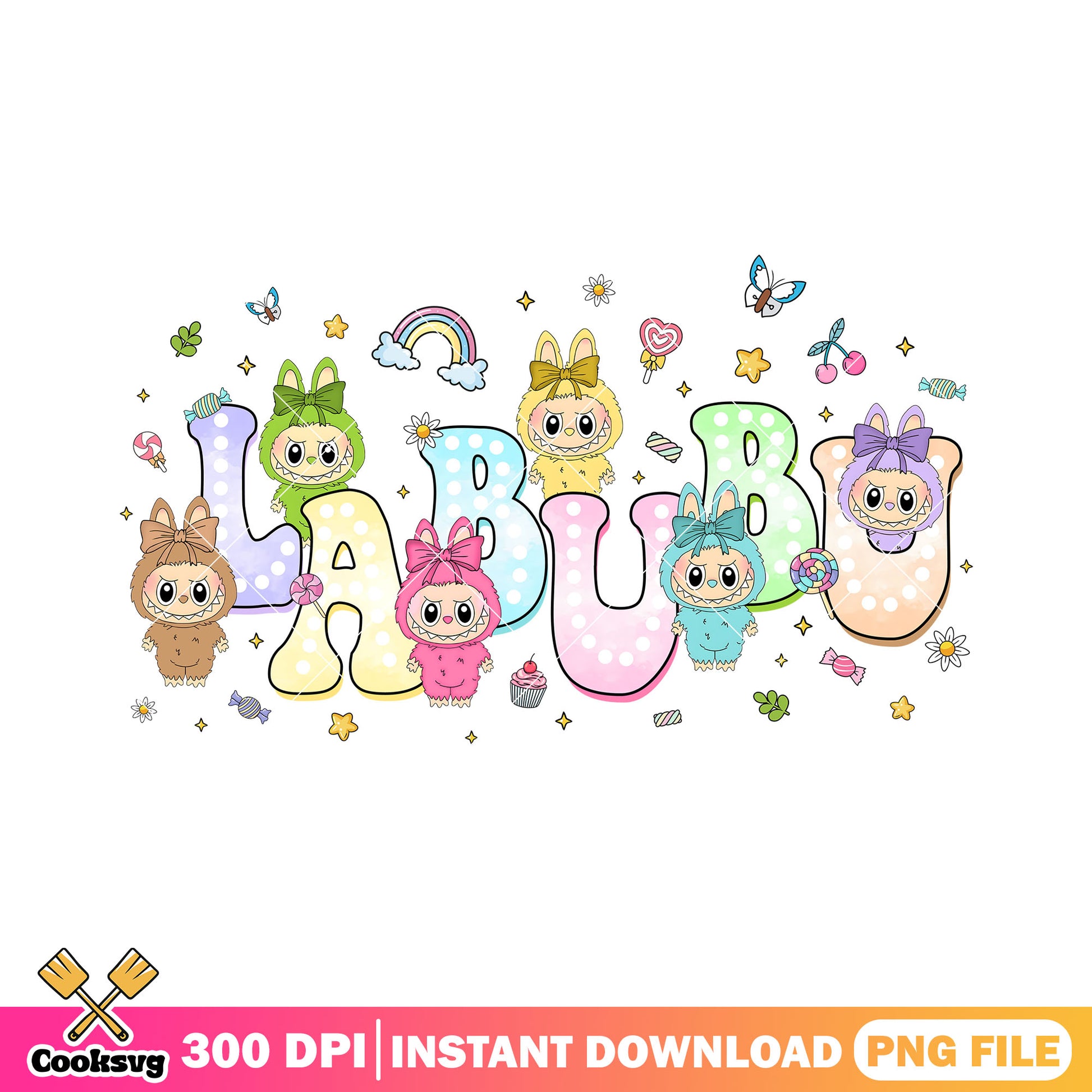 Labubu monsters design png, labubu plush png, labubu friends png