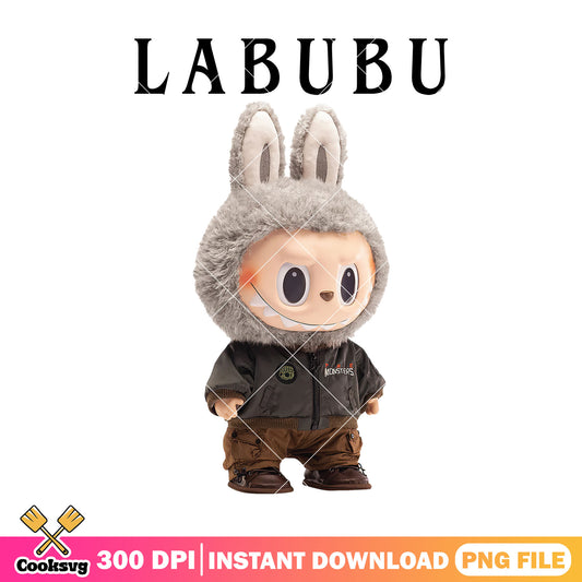 Labubu popmart dolls design png, popmart labubu png, macaron labubu png